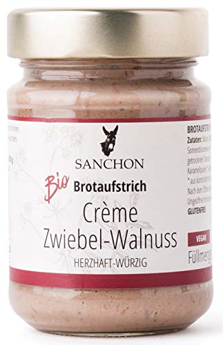 Sanchon Bio Brotaufstrich Crème Zwiebel-Walnuss, 190 g von Sanchon