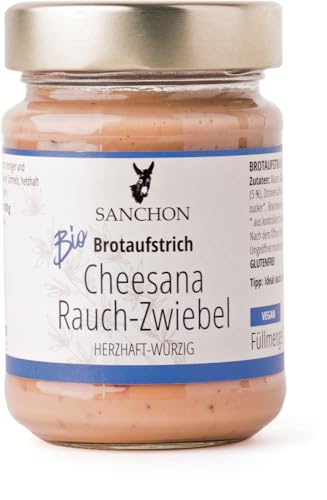 Brotaufstrich Cheesana Rauch-Zwiebel, Sanchon 2 x 170 gr von Sanchon