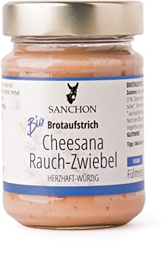 Bio Brotaufstrich Cheesana Rauch-Zwiebel, Sanchon (6 x 170 gr) von Sanchon