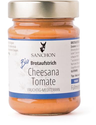 Bio Brotaufstrich Cheesana Tomate, Sanchon (6 x 170 gr) von Sanchon