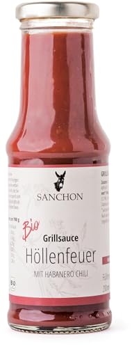 Bio Grillsauce Höllenfeuer, Sanchon (2 x 210 ml) von Sanchon