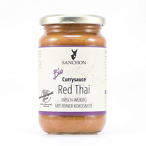 Bio Currysauce Red Thai, Sanchon (2 x 340 gr) von Sanchon