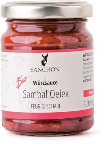 Bio Würzsauce Sambal Oelek, Sanchon (2 x 125 gr) von Sanchon