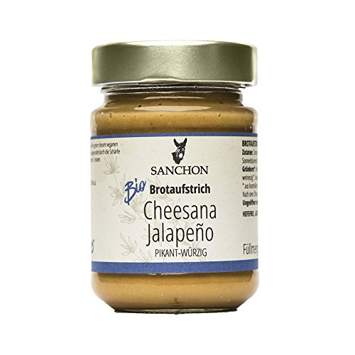 Sanchon Brotaufstrich "Cheesana Jalapeño" (170 g) - Bio Sanchon Brotaufstrich "Cheesana Jalapeño" (170 g) - Bio von Sanchon