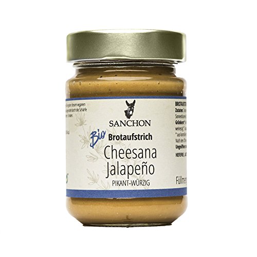 Sanchon Brotaufstrich "Cheesana Jalapeño" (170 g) - Bio von Sanchon