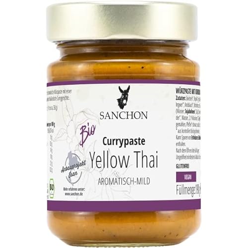 Sanchon Currypaste "Yellow Thai" (190 g) - Bio von Sanchon