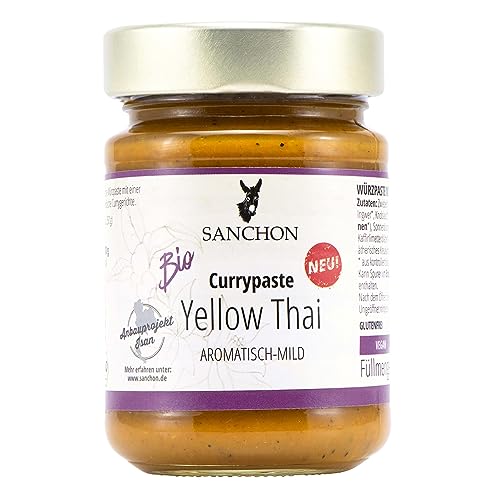 Sanchon Currypaste "Yellow Thai" (190 g) - Bio von Sanchon