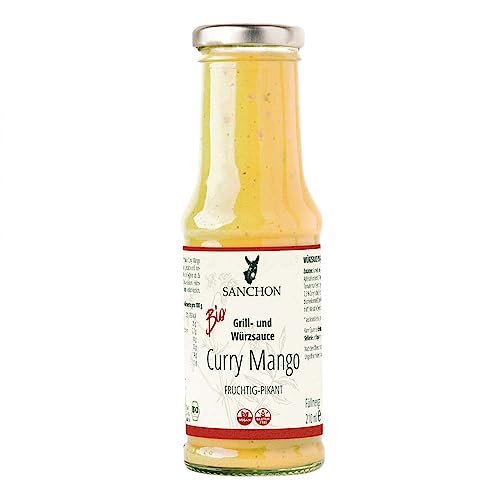 Sanchon Grillsauce mit Curry & Mango (210 ml) - Bio von Sanchon