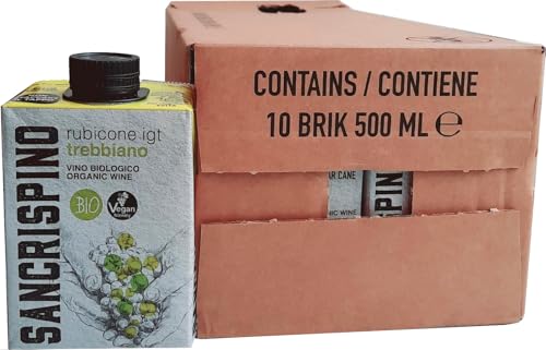 Sancrispino Bio Trebbiano Rubicone IGT brik 500 ml Sancrispino Bio Trebbiano Rubicone IGT brik 500 ml von SANCRISPINO
