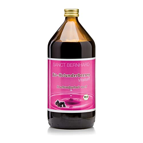 Sanct Bernhard Bio-Holunderbeeren-Vitalsaft | 1 Liter von Kräuterhaus Sanct Bernhard