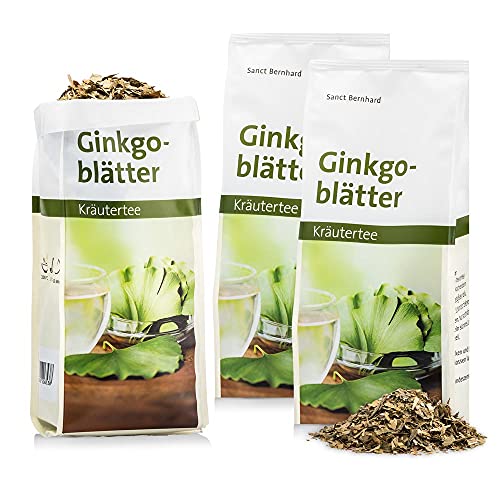 Sanct Bernhard Ginkgo-Blätter-Kräutertee 3 x 120 g von Kräuterhaus Sanct Bernhard