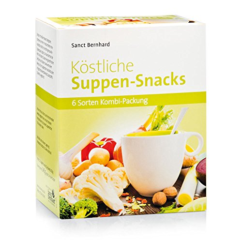 Sanct Bernhard Suppen-Snack Set 6 Sorten Kombi-Packung Sanct Bernhard Suppen-Snack Set 6 Sorten Kombi-Packung von Kräuterhaus Sanct Bernhard