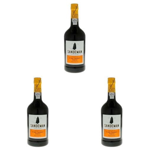 Sandeman - Tawny Porto, fassgereifter Portwein (1 x 0.75 l) (Packung mit 3) von Sandeman