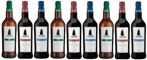 9 Flaschen Sandeman Mix aus 3 Sorten a 0,75 L 15% vol. 3x Sandeman Fino 3x Sandeman Sherry Medium 3x Sandeman Sherry medium sweet von Sandemann