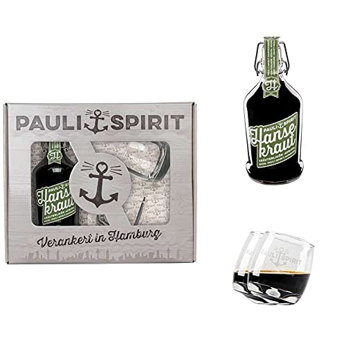 Geschenkset Hansekraut (mit 2 Tumblern) von Sankt Pauli Spirituosen