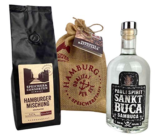 Sankt Buca + Hamburger Kaffeesack von Jlwiy