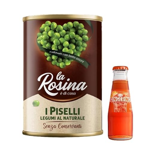 Sanpellegrino 12 x La Rosina natürliche Bohnen, Hülsenfrüchte in Dosen 400 g + 1 x Recoaro italienischer Aperitivo 10 cl gratis von Sanpellegrino