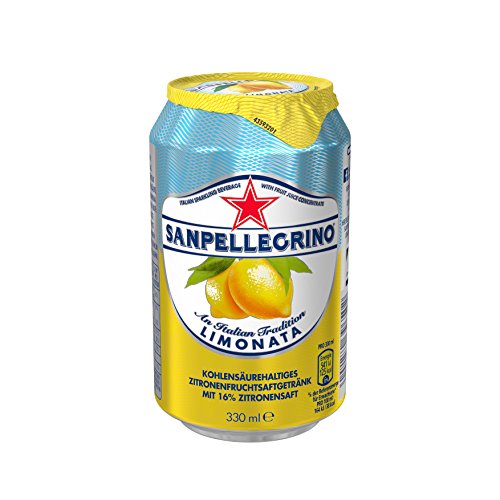San Pellegrino Limonade Limonata Zitrone, 24er Pack, Einweg (24 x 330 ml) von Sanpellegrino