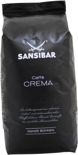 Sansibar Caffè Crema ganze Bohnen, 1kg, 1er Pack (1 x 1 kg) von Sansibar
