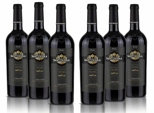 Sant'Orsola Chianti D.O.C.G. Rotwein 6 Flaschen Sangiovese trocken (6 x 0.75 l) von Sant'Orsola