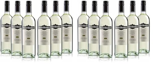 Sant'Orsola Pinot Grigio Delle Venezie D.O.C. WeiÃŸwein 6 Flaschen Pinot Grigio trocken (6 x 0.75 l) (Packung mit 2) von Sant'Orsola