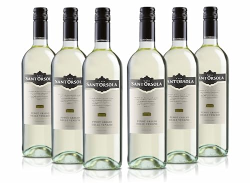 Sant'Orsola Pinot Grigio Delle Venezie D.O.C. WeiÃŸwein 6 Flaschen Pinot Grigio trocken (6 x 0.75 l) von Sant'Orsola