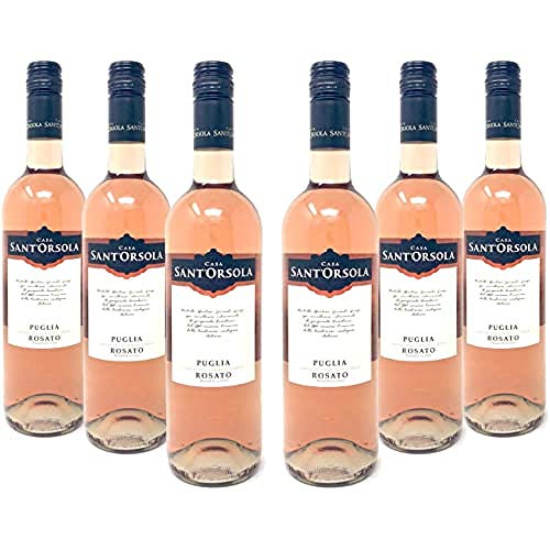 Sant'Orsola Puglia I.G.T. Rosato Roséwein 6 Flaschen Sangiovese NV trocken (6 x 0.75 l) von Sant'Orsola