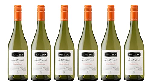 6x 0,75l - Santa Ema - Select Terroir Reserva - Chardonnay - Valle del Maipo D.O. - Chile - Weißwein trocken von Santa Ema