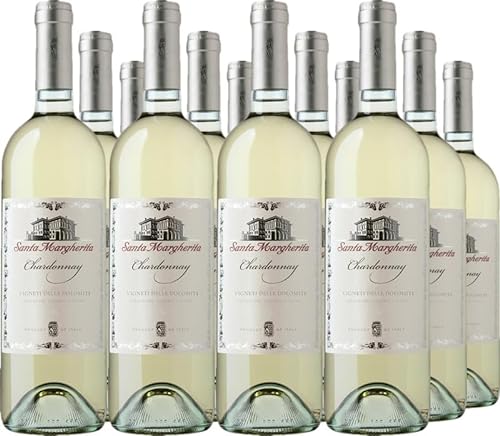 12er Vorteilspaket Santa Margherita Chardonnay Vigneti delle Dolomiti IGT 2022 (12 x 0.75 l) von Santa Margherita