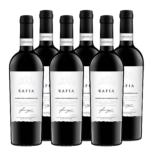 Vermentino di Sardegna DOC "Ràfia" Weißwein Sardinien trocken (6 x 0.75l) von Santa Maria La Palma
