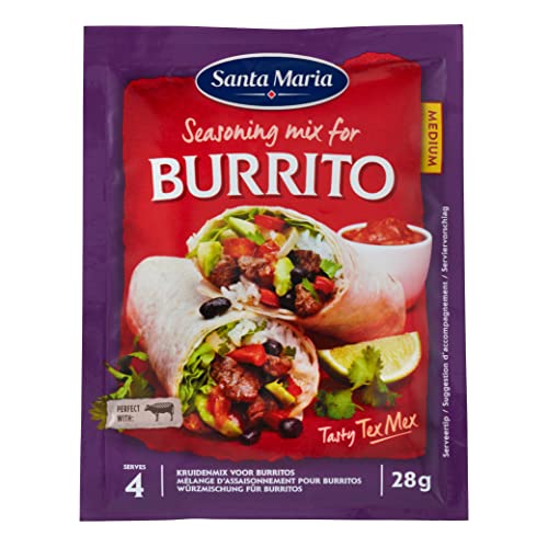 Burritos mischen | Santa Maria | Gewürzmischung für Burritos Medium | Gesamtgewicht 28 Gramm von Santa Maria