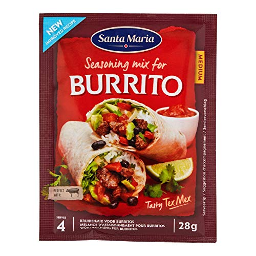 Santa Maria Burrito-Gewürzmischung - 5 Beutel x 28 Gramm von Santa Maria