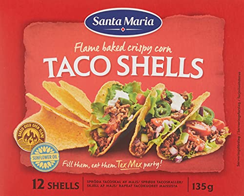 Santa Maria Corn Taco Shells Tex Mex, 12 Muscheln, 135 g von Santa Maria