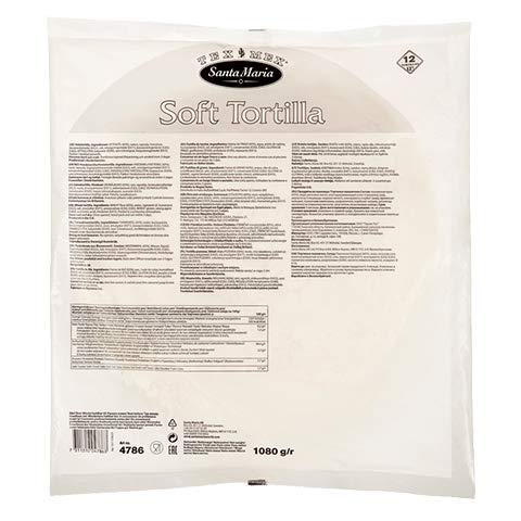 Santa Maria Große Tortilla 12" , 12 Wraps, 1080g von Santa Maria