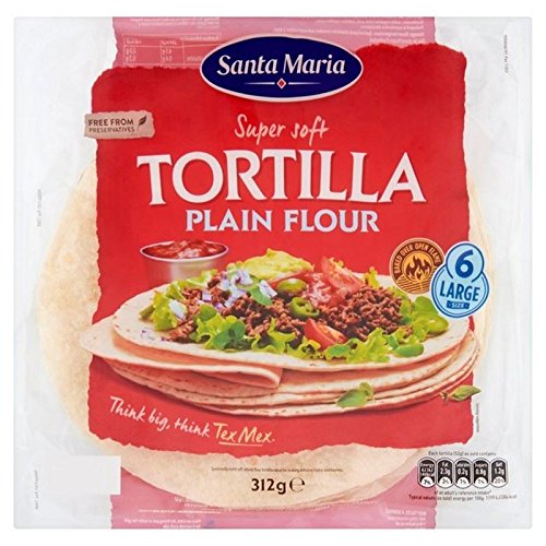 Santa Maria Lg Mehl Tortilla 6 Pro Packung (Packung mit 2) von Santa Maria