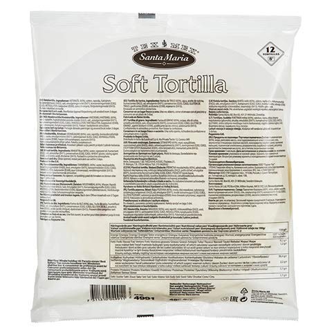 Santa Maria Medium Tortilla 8" , 12 Wraps., 480 g von Santa Maria