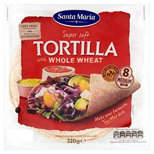 Santa Maria Mexikanische 8 Mittelweich Tortillas Mit Vollkorn 320G von Santa Maria