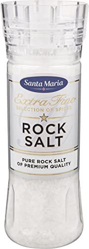 Santa Maria Steinsalzmühle 455 g | frisch gemahlene Premium-Salzmühle | ideal für Rubs, Marinade, Soße oder Kochen mit Huhn, Rind oder Gemüse | glutenfrei von Santa Maria