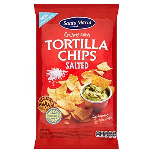 Santa Maria Tortilla Chips gesalzen 185 g Santa Maria Tortilla Chips gesalzen 185 g von Santa Maria