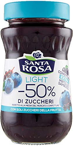 12x Santa Rosa Light Heidelbeeren & Holunder Marmelade Konfitüre -50% Zucker 260g 12x Santa Rosa Light Heidelbeeren & Holunder Marmelade Konfitüre -50% Zucker 260g von Santa Rosa