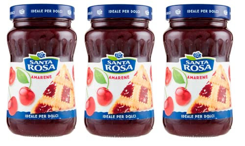 3x Santa Rosa Confettura Amarene Sauerkirschmarmelade Marmelade Konfitüre ideal für Desserts Glasgefäß von 600g 3x Santa Rosa Confettura Amarene Sauerkirschmarmelade Marmelade Konfitüre ideal für Desserts Glasgefäß von 600g von Santa Rosa