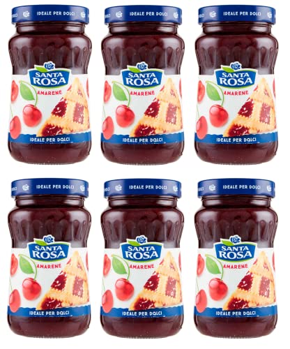 6x Santa Rosa Confettura Amarene Sauerkirschmarmelade Marmelade Konfitüre ideal für Desserts Glasgefäß von 600g 6x Santa Rosa Confettura Amarene Sauerkirschmarmelade Marmelade Konfitüre ideal für Desserts Glasgefäß von 600g von Santa Rosa