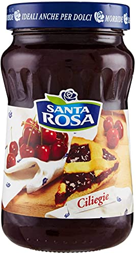 6x Santa Rosa Kirschen Marmelade Konfitüre Fruchtaufstrich aus Italien 600g von Santa Rosa