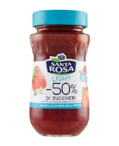6x Santa Rosa Light Fragole Erdbeeren Marmelade Konfitüre -50% Zucker 260g 6x Santa Rosa Light Fragole Erdbeeren Marmelade Konfitüre -50% Zucker 260g von Santa Rosa