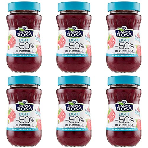 6x Santa Rosa Light Lamponi Himbeeren Marmelade Konfitüre -50% Zucker 260g 6x Santa Rosa Light Lamponi Himbeeren Marmelade Konfitüre -50% Zucker 260g von Santa Rosa