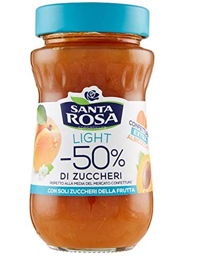 Santa Rosa Light Albicocca Aprikose Marmelade Konfitüre -50% Zucker 260g von Santa Rosa