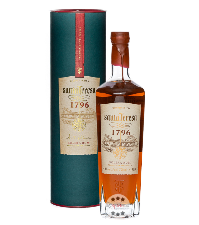 Santa Teresa 1796 Solera Rum (40 % Vol., 0,7 Liter) von Santa Teresa