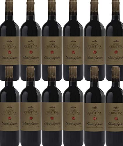 Rotwein aus der Toskana - 12 x 0,750 l. - CHIANTI SUPERIORE DOCG - Santa Cristina - Weingut Marchesi Antinori Rotwein aus der Toskana - 12 x 0,750 l. - CHIANTI SUPERIORE DOCG - Santa Cristina - Weingut Marchesi Antinori von Santa cristina - Weingut Marchesi Antinori