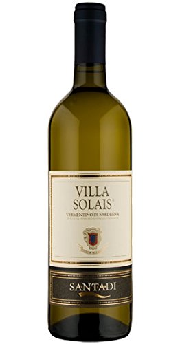 Vermentino di Sardegna, Villa Solais, Santadi 75 cl, Sardinia/Italien, Vermentino, (Weisswein) von Santadi