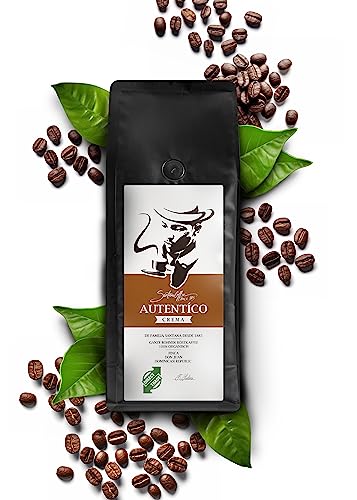 SANTANA AUTÈNTICO Ganze Kaffeebohnen, Premium Kaffee Crema, Fairtrade, 100% Arabica, Dominikanischen Republik, Weich und aromatisch, 1 kg von Santana Coffee